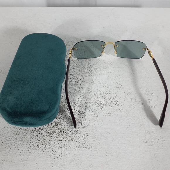 Gucci GG Narrow Rectangular Sunglasses - Picture 4 of 6